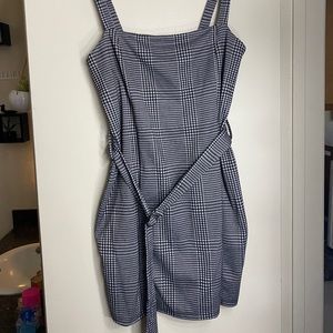 Plaid mini dress